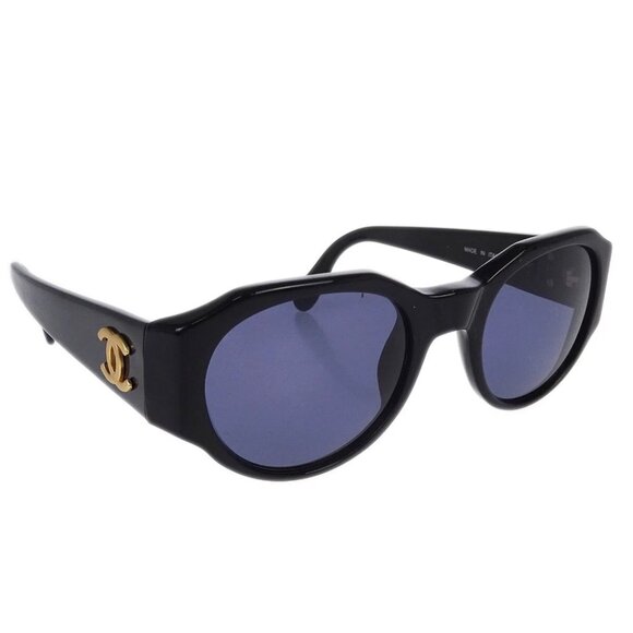 Chanel Sunglasses Eyewear Black Small Good - Picture 1 of 7